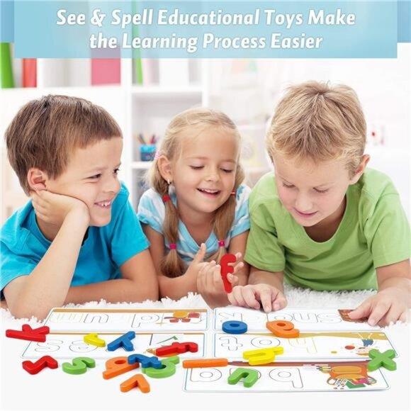 Officygnet See & Spell Learning Educational Toys and Gift for 3 4 5 6 Years Old - Picture 6 of 7